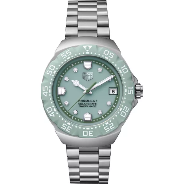 Tag Heuer Formula 1 Solargraph Limited Edition women's watch WBY111B.BA0042, silver stainless steel strap