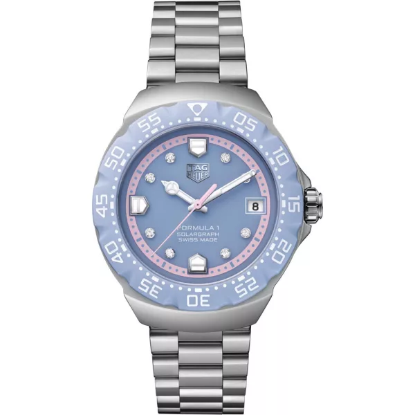 Tag Heuer Formula 1 Solargraph Limited Edition women's watch WBY111C.BA0042, silver stainless steel strap