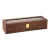 Natural brown wooden watch box for 6 watches 976
