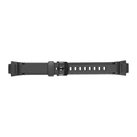 Casio AQ-180W-1BV matte black resin watch strap