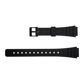 Casio AW-48H-1B black resin watch strap