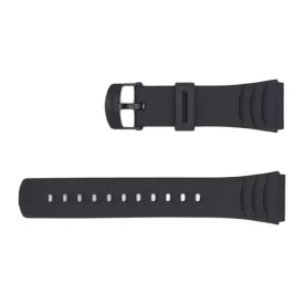 Casio DBC-32-1A black resin watch strap