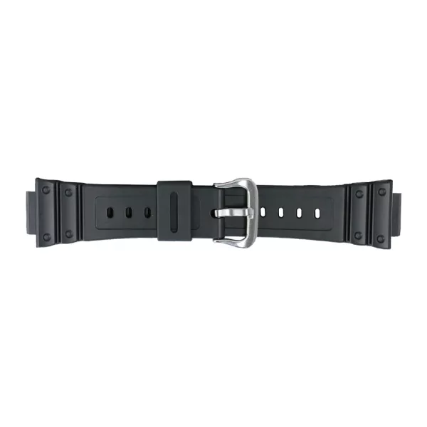 Casio DW-5600E matte black resin watch strap