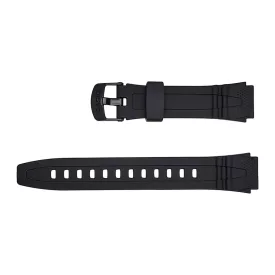 Casio HDD-600-1AV black rubber watch strap