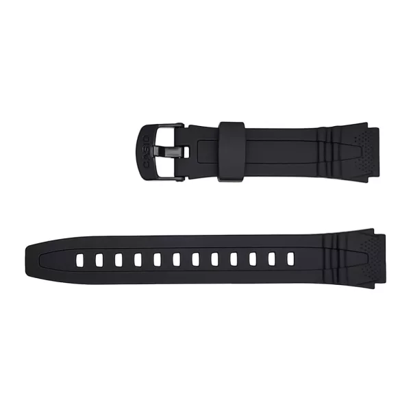 Casio HDD-600-1AV black rubber watch strap