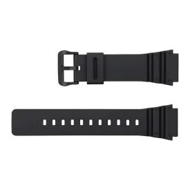 Casio MRW-400H-1A black resin watch strap
