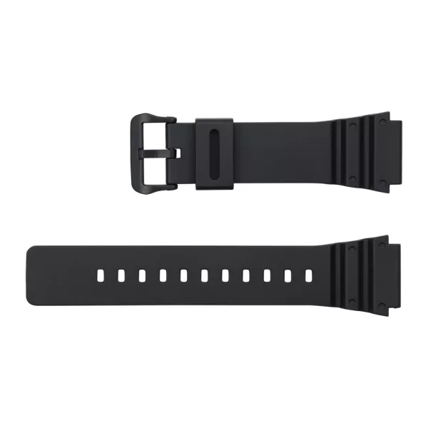 Casio MRW-400H-1A black resin watch strap