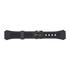 Casio W-201-1AV black resin watch strap