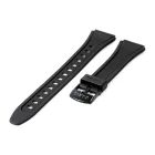 Casio W-201-1AV black resin watch strap