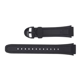 Casio W-210-1AV black resin watch strap