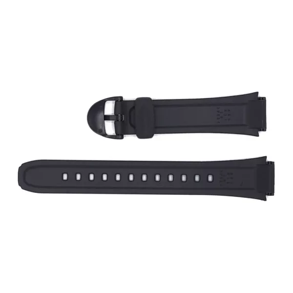 Casio W-210-1AV black resin watch strap