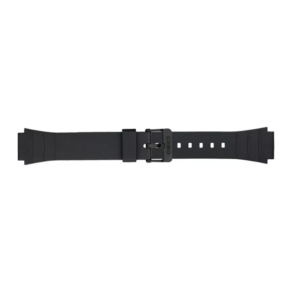 Casio W-217H-1AV black resin watch strap