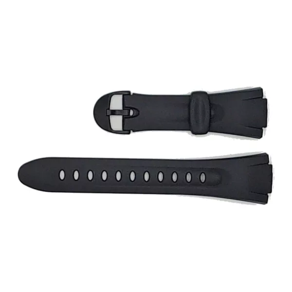 Casio W-42H-1AV black resin watch strap