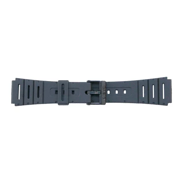 Casio W-720 black resin watch strap