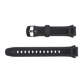 Casio W-756-1AV black resin watch strap